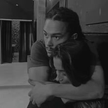 Maycon Douglas e namorada Raquel Coelho