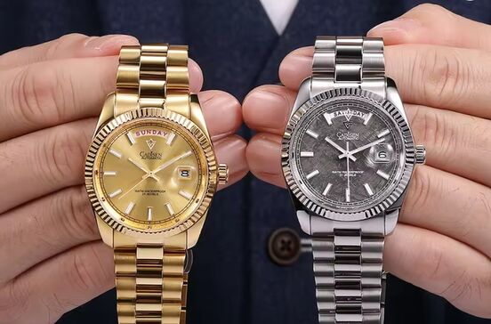 Relógios Cadisen Day-Date 40: estética e valor acessível
