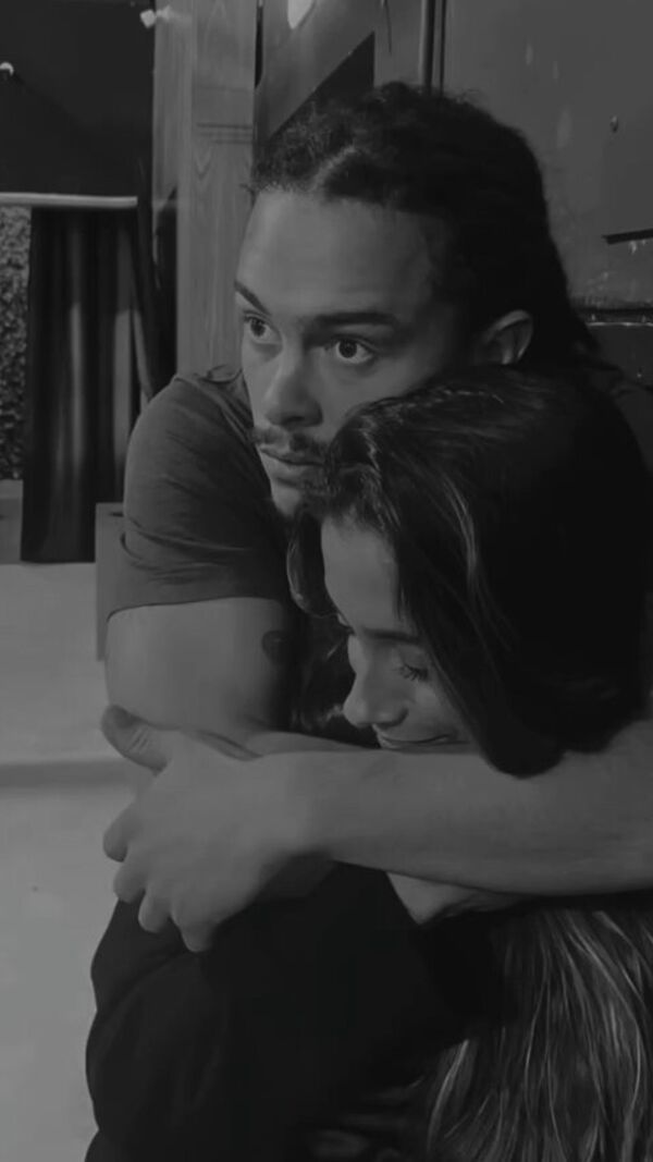 Maycon Douglas e namorada Raquel Coelho