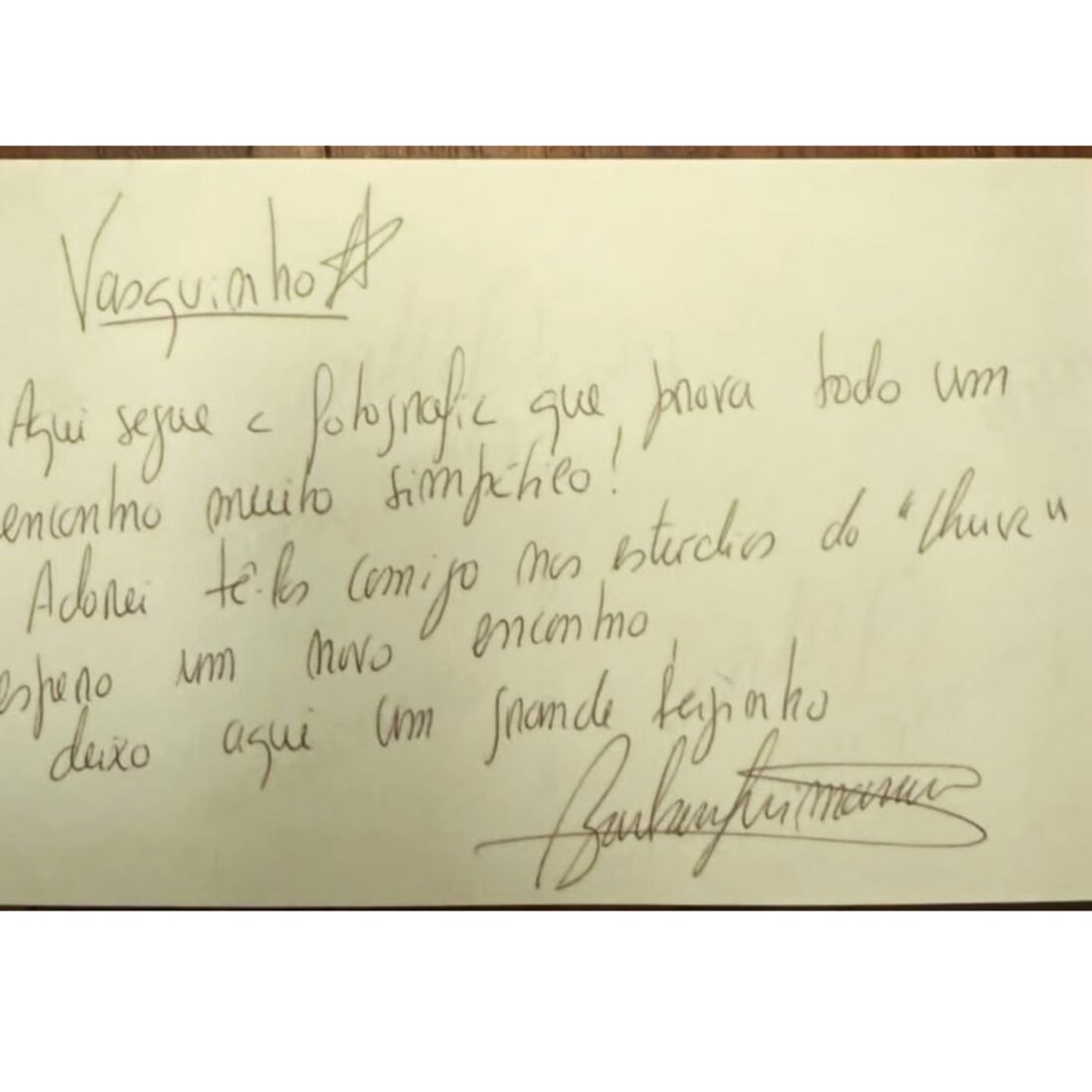 Bárbara Guimarães recorda encontro com Vasco Coutinho no 'Chuva de Estrelas'.
