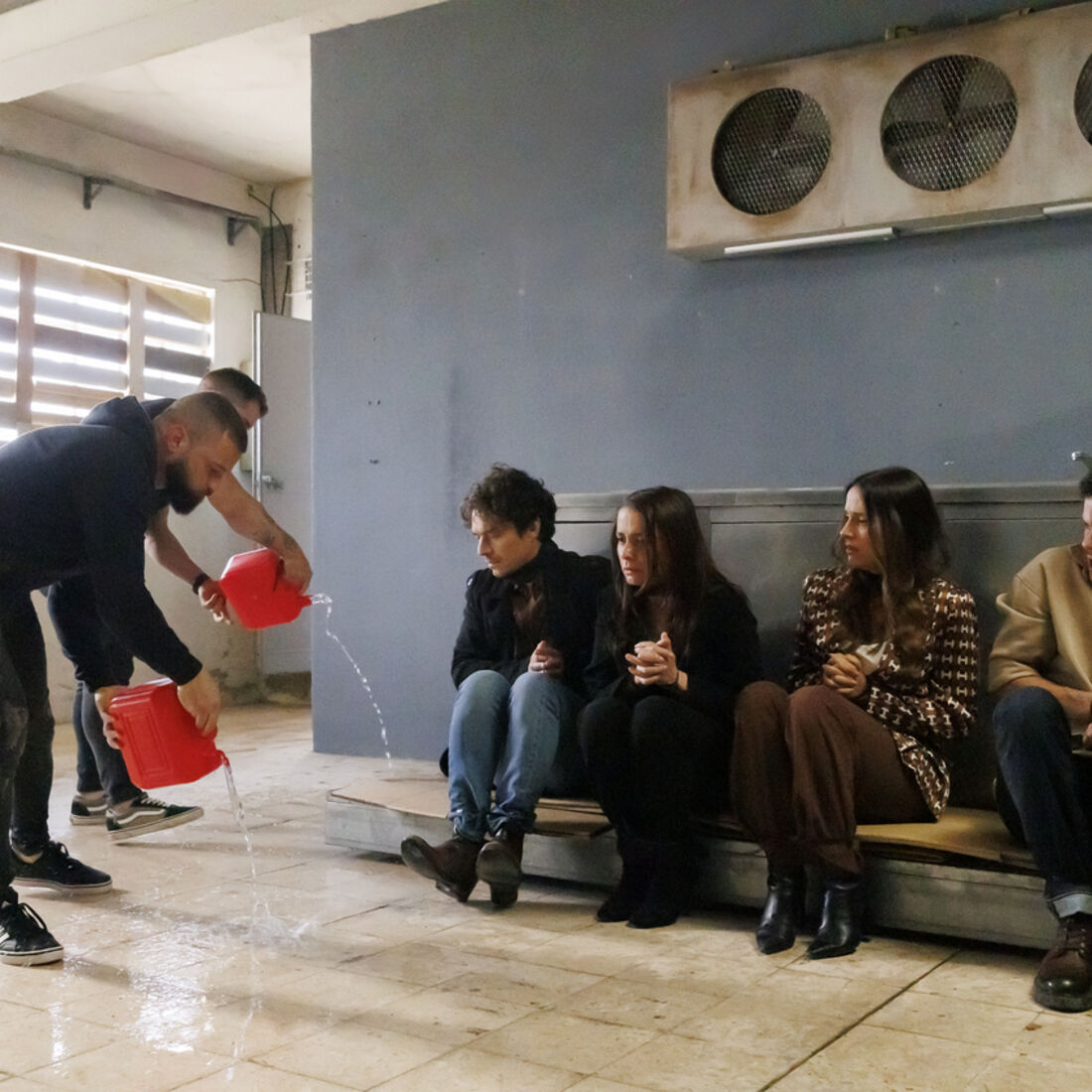 Gonçalo, Sofia, Pilar, Pedro e Amanda na novela 'A Herança'pg