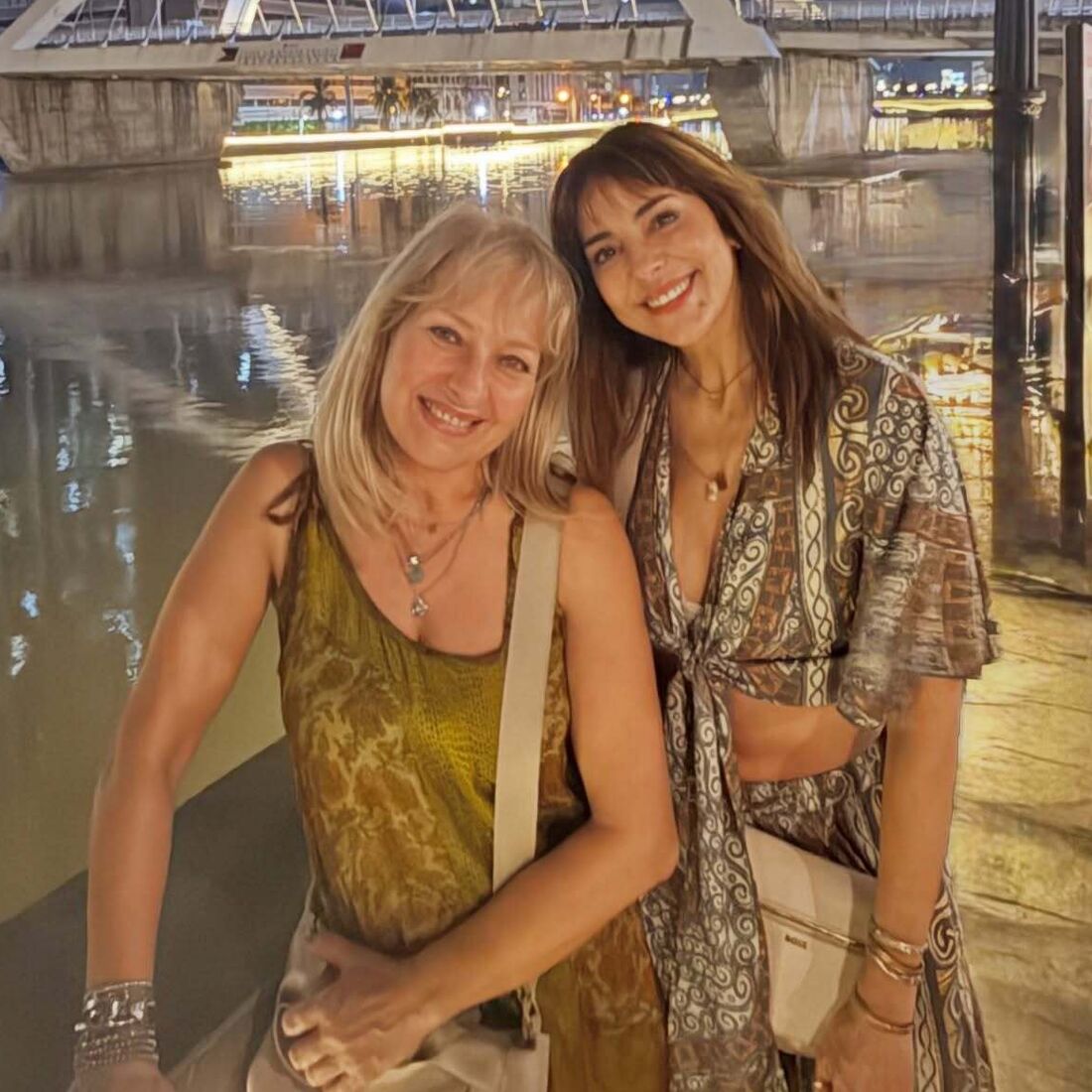 Teresa Conceição e Catarina Furtado na viagem