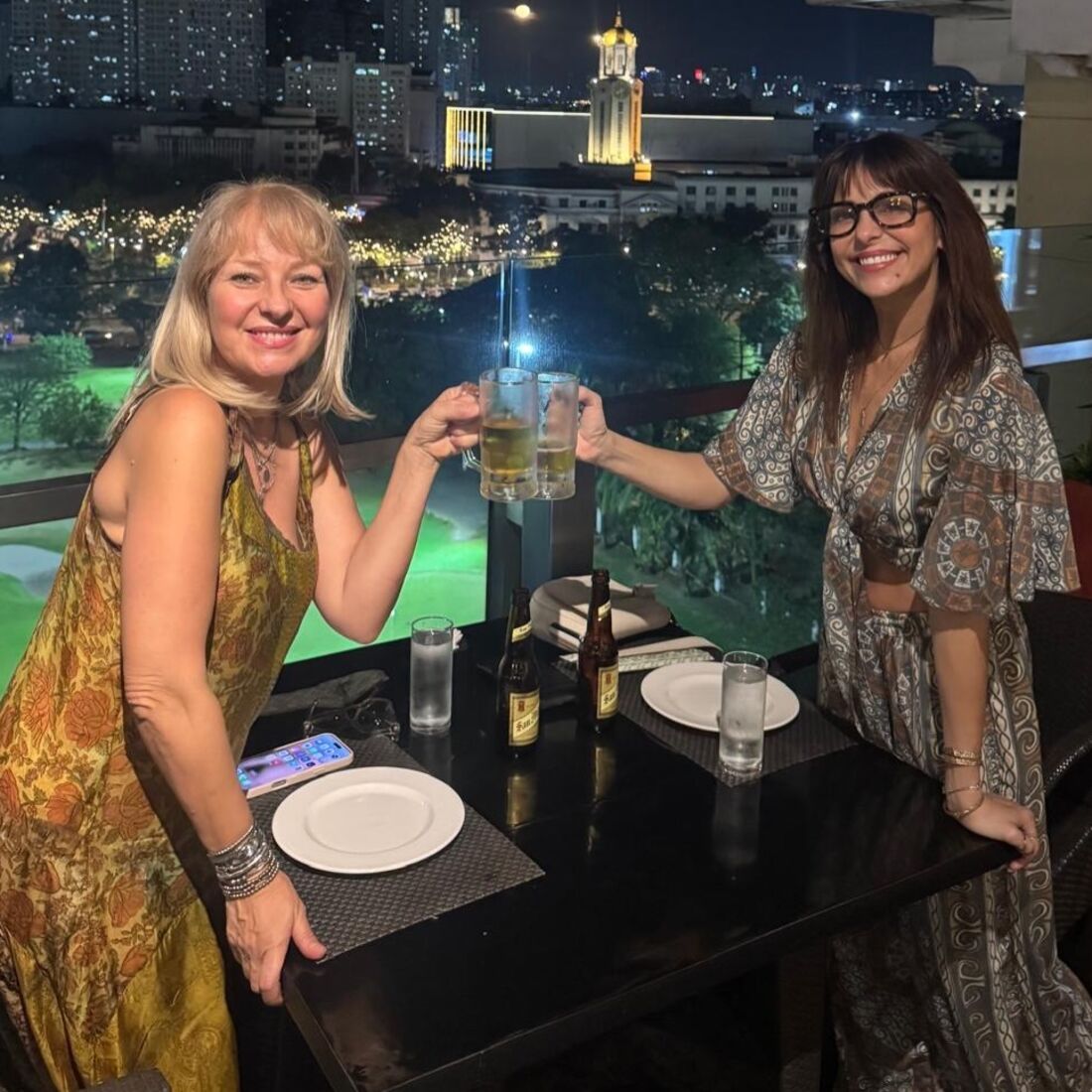 Teresa Conceição e Catarina Furtado na viagem