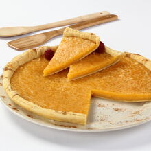 Tarte de gemas com framboesas, um clássico da doçaria portuguesa