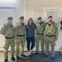 Maria Botelho Moniz e instrutores