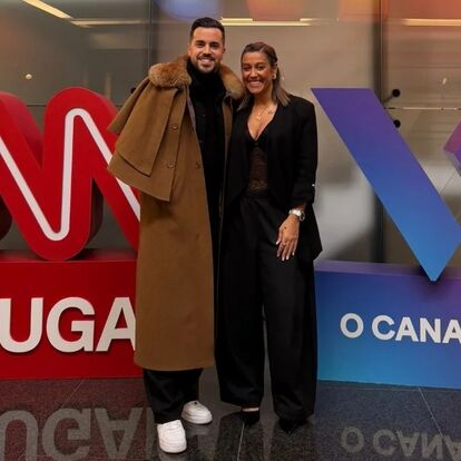 Pedro Jorge com Marisa Pires