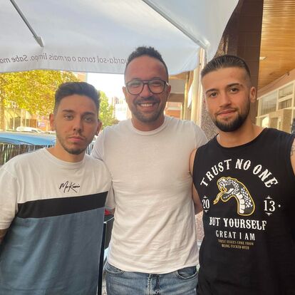 Lourenço Odin Cunha com Pedro Duarte