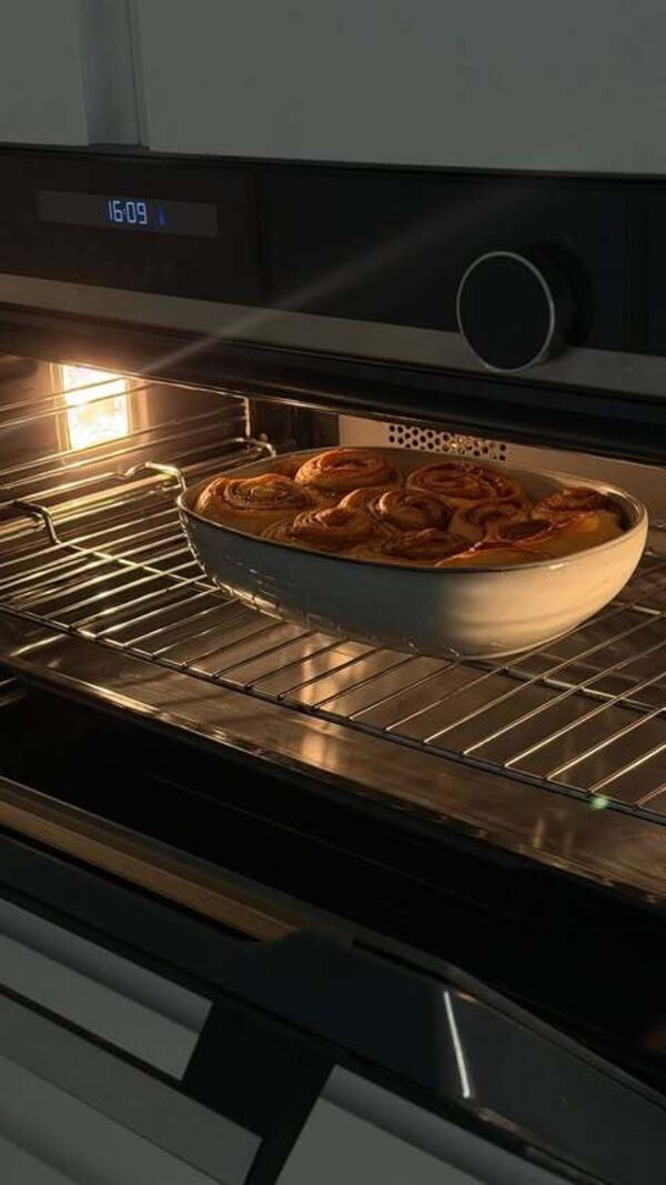 Os rolinhos confecionados pela mulher de Hjulmand