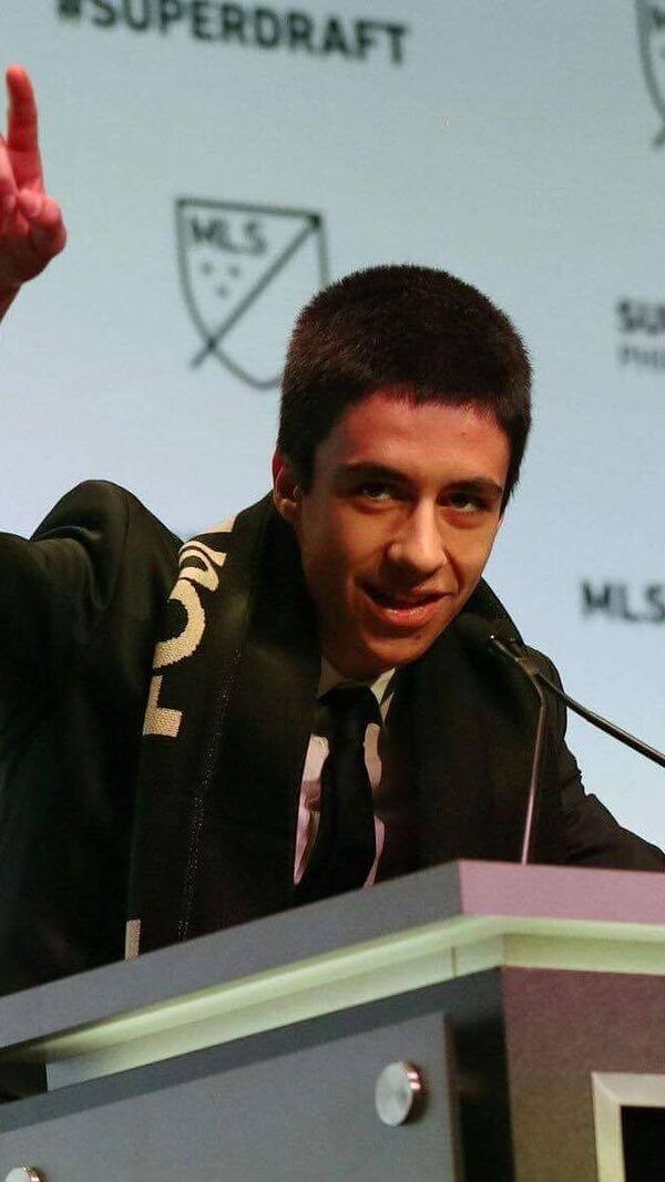 João Moutinho, filho de José Moutinho, no SuperDraft da MLS