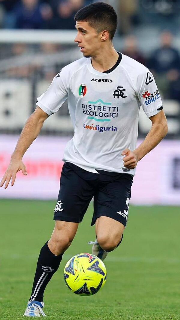 João Moutinho, filho de José Moutinho, no Spezia