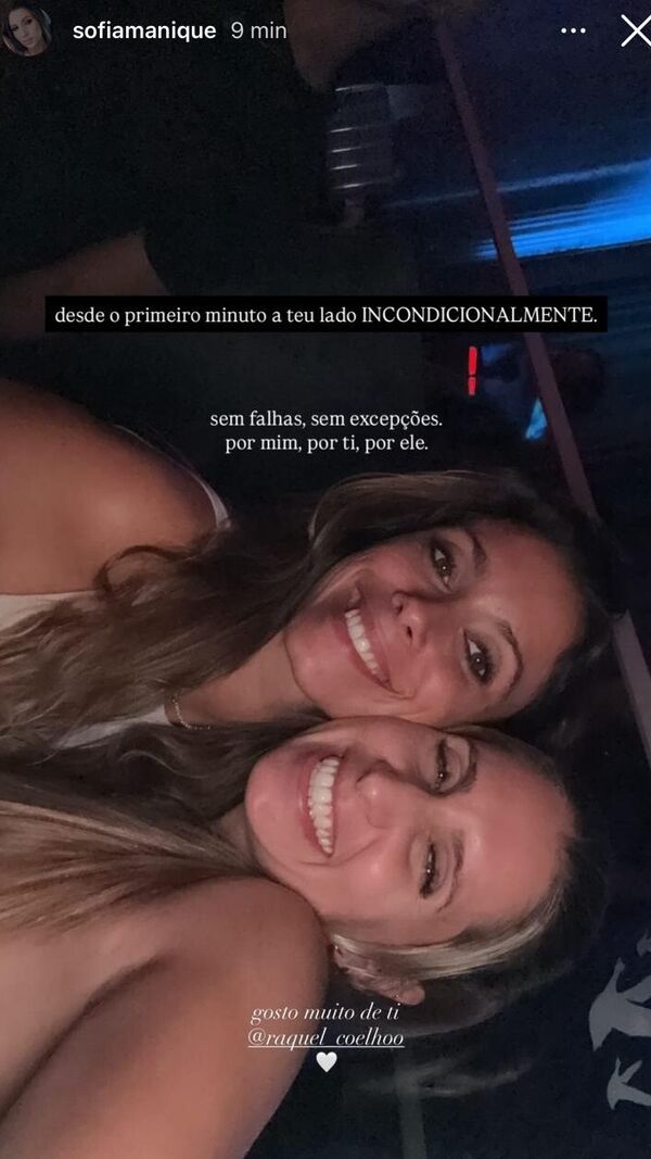 Sofia Manique com Raquel Coelho