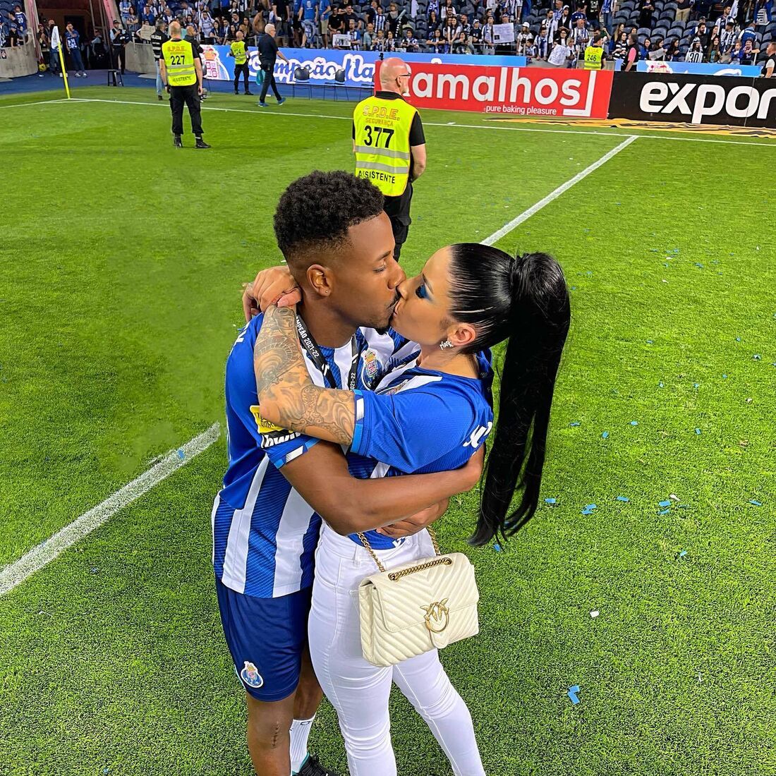 Wilson Manafá e Jéssica Jeremias