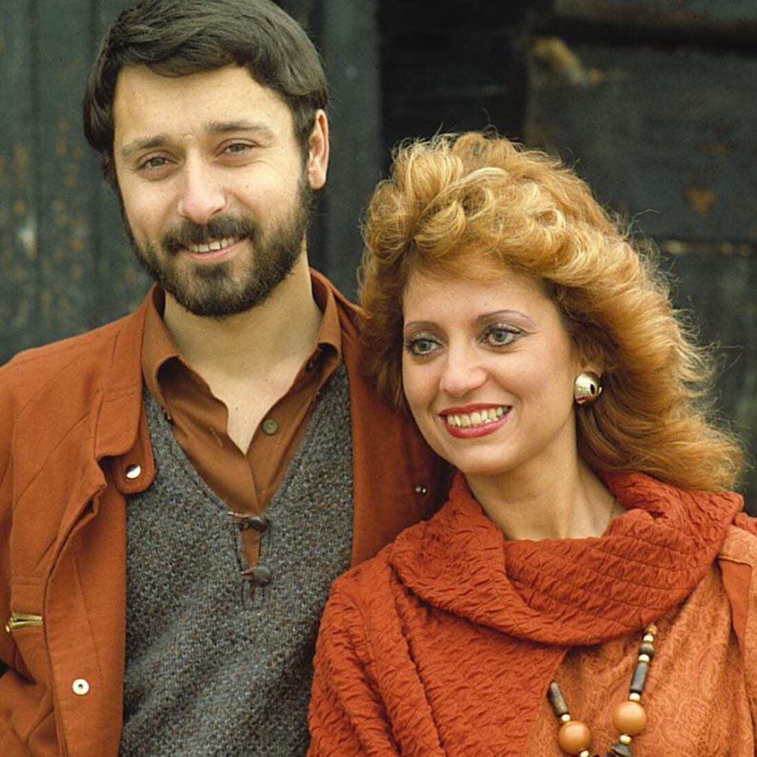 Carlos Paião com Cândida Branca Flor