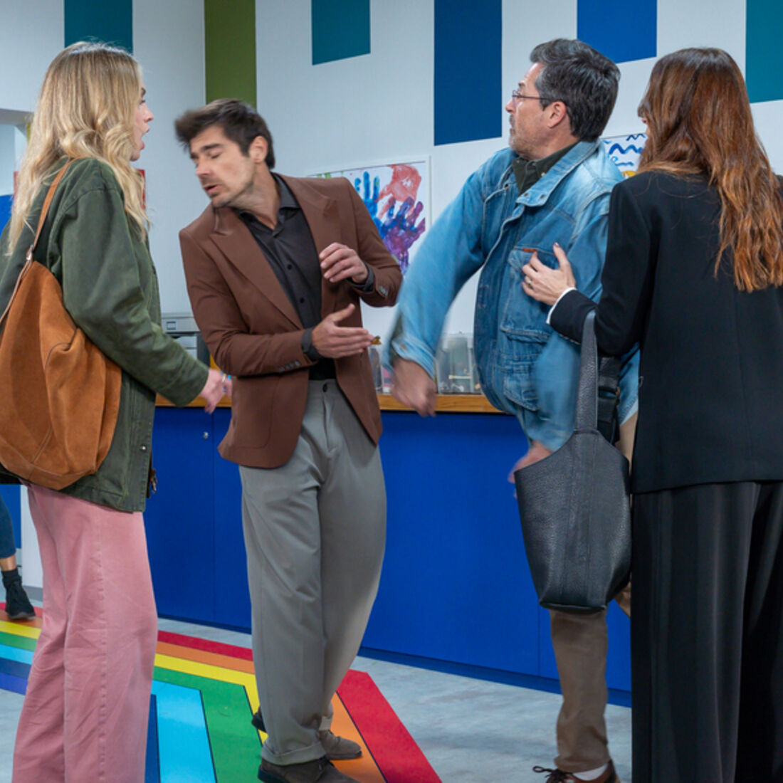 Olívia, Leo, Alex e Marta na novela 'Páginas da Vida'jpg