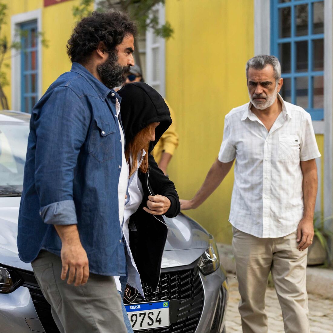 António, Vivi e José na novela 'Terra Forte'jpg