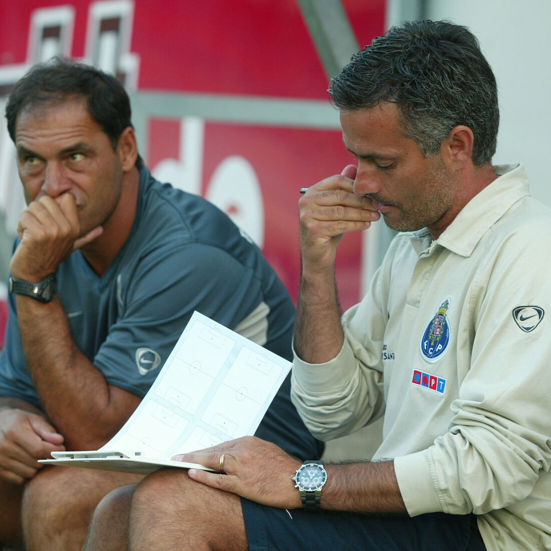 José Mourinho com Silvino Louro