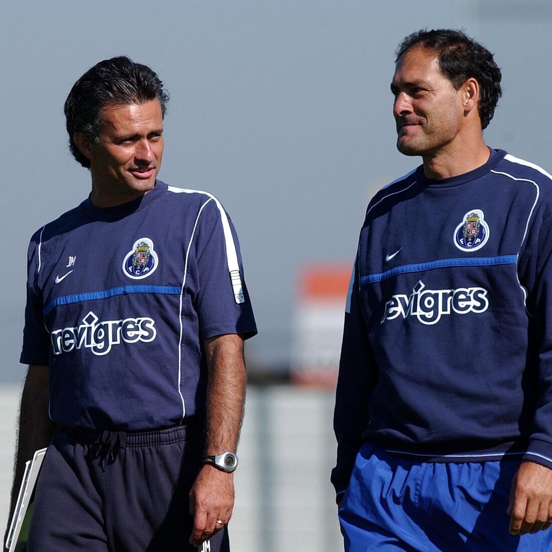 José Mourinho com Silvino Louro