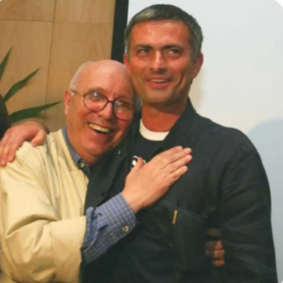 Manuel Sérgio com José Mourinho