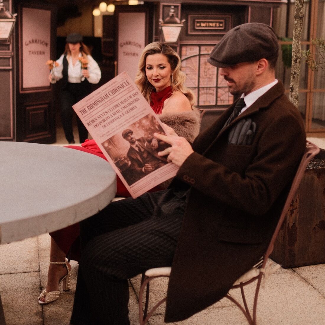 Ruben Neves e Débora Lourenço