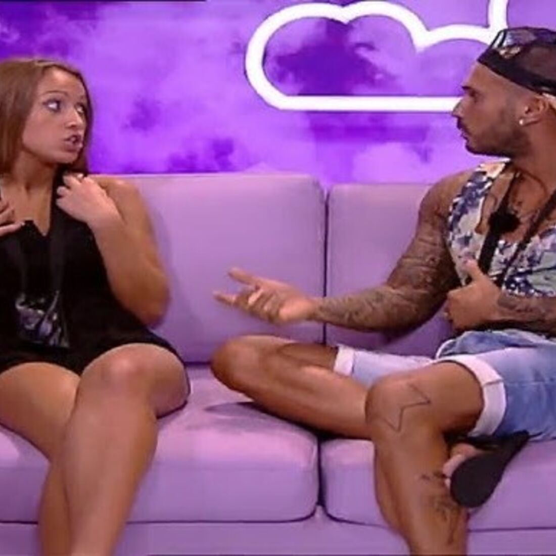 Bruno Savate e Flávia no Secret Story 5