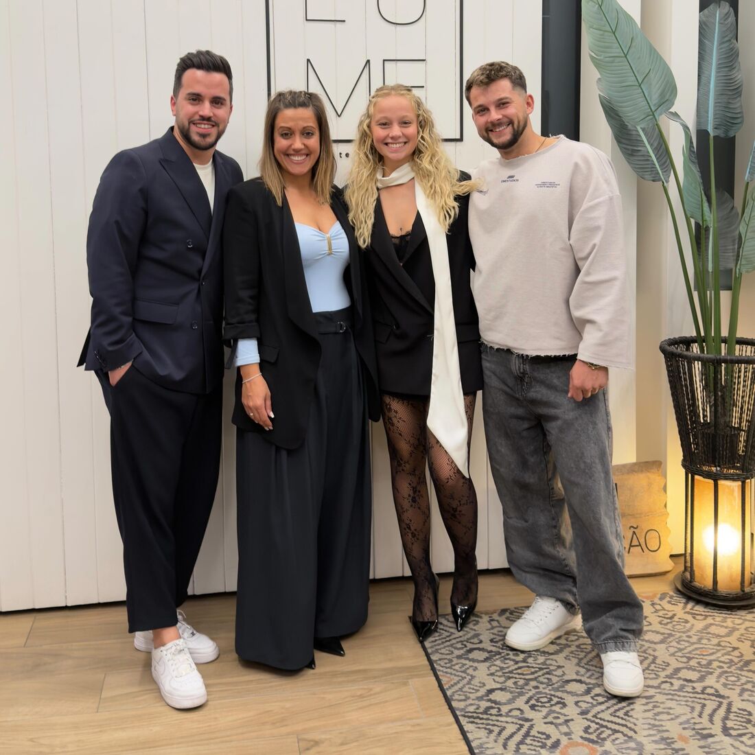 Pedro, Marisa, Inês e Dylan