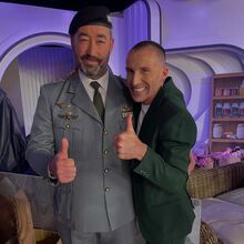 Instrutor Andrade com Filipe Delgado