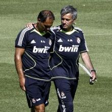 José Mourinho com Silvino Louro