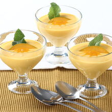 Mousse de manga simples e rápida, pronta em minutos