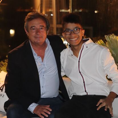 Luís Aleluia com o filho mais novo João