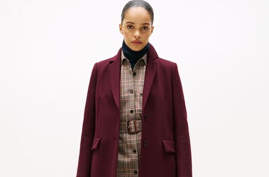 Casaco Tommy Hilfiger Wool Reg Coat com 50% de desconto na Amazon