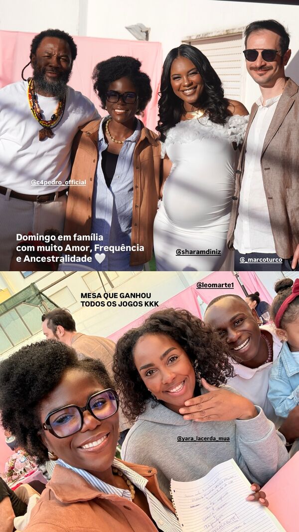 Yolanda Tati e Leomarte Freire também maracaram presença