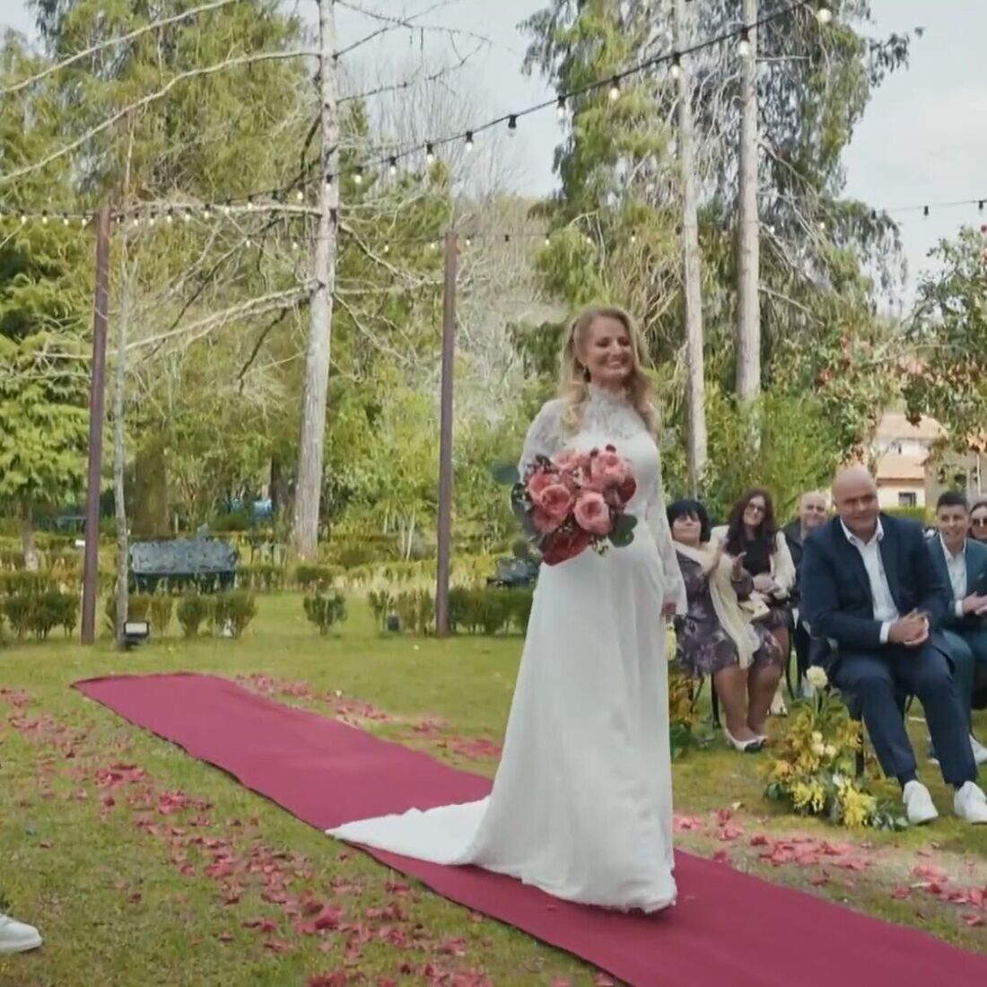 Cerimónia de casamento no programa 'Casados à Primeira Vista'