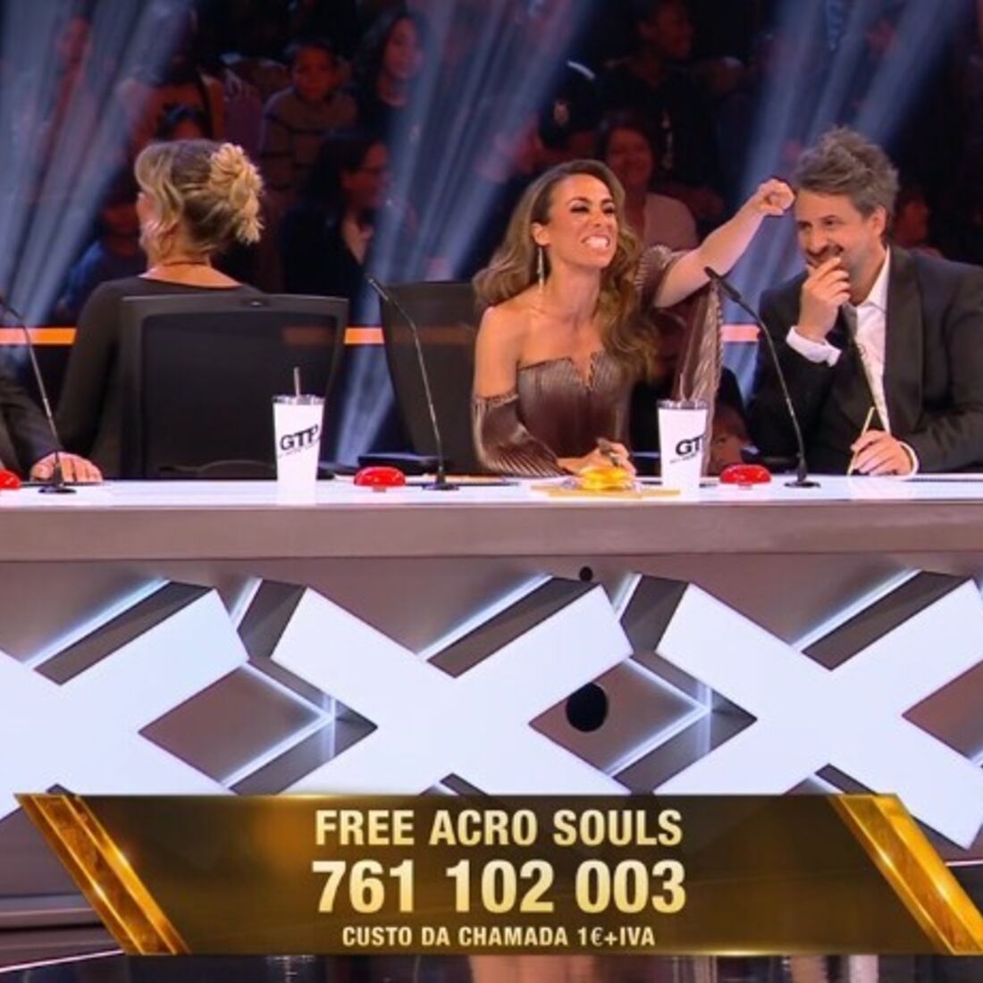 Inês Aires Pereira simula parto na final do 'Got Talent'