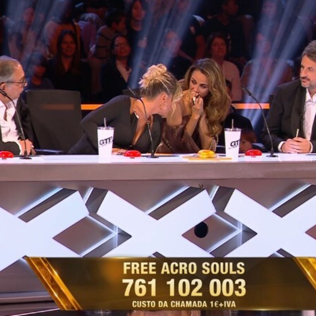 Inês Aires Pereira simula parto no Got Talent e assusta Sílvia Alberto