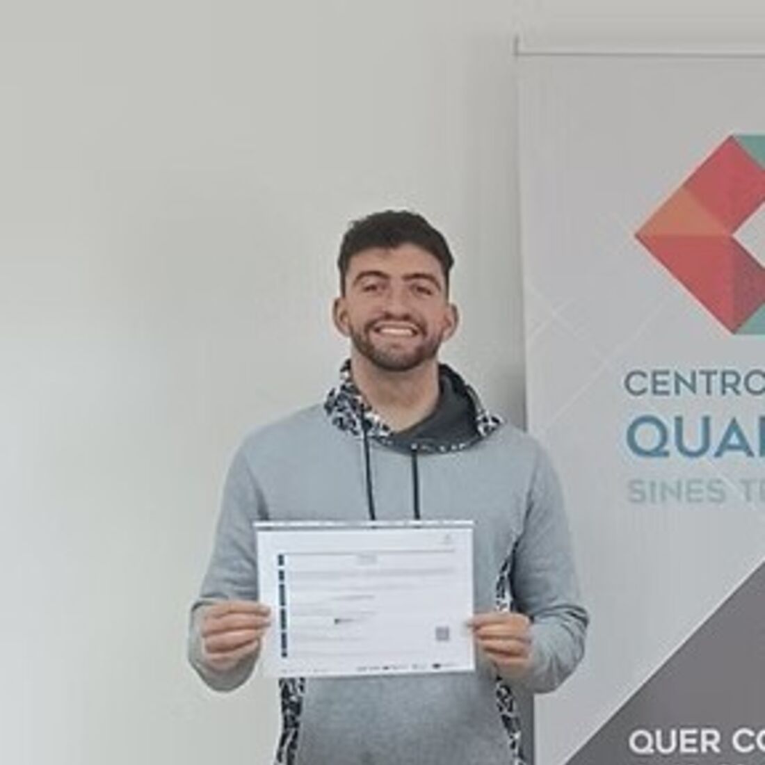 Tiago Blela, certificado
