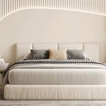 Quarto confortável com candeeiro inteligente com ventoinha invisível em promoção na AliExpress