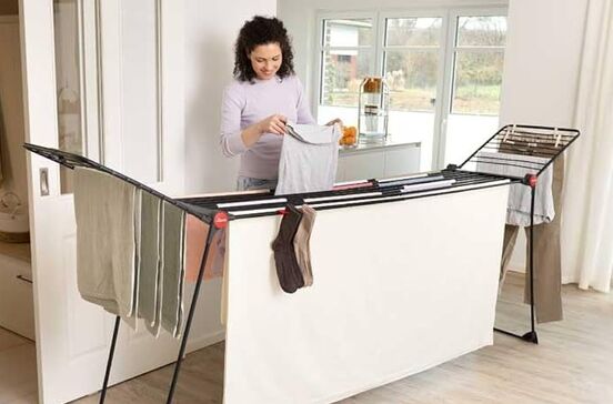 Novo estendal Vileda Infinity Flex Ultimate revoluciona a secagem de roupa