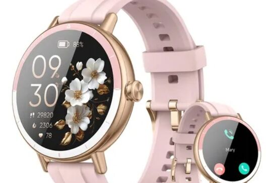 Smartwatch Cillso com monitorização de saúde e bateria de longa duração