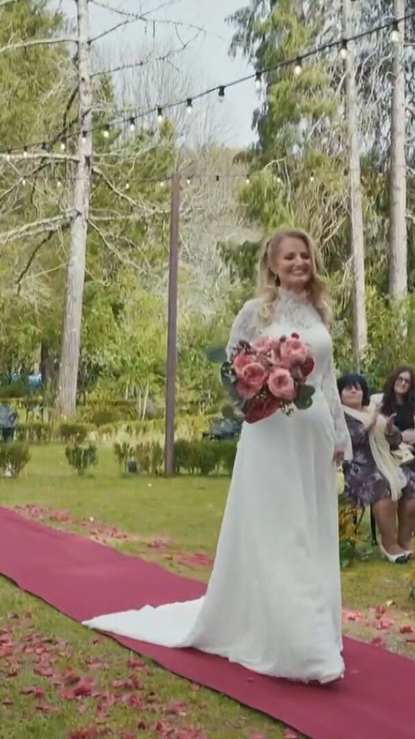 Cerimónia de casamento no programa 'Casados à Primeira Vista'