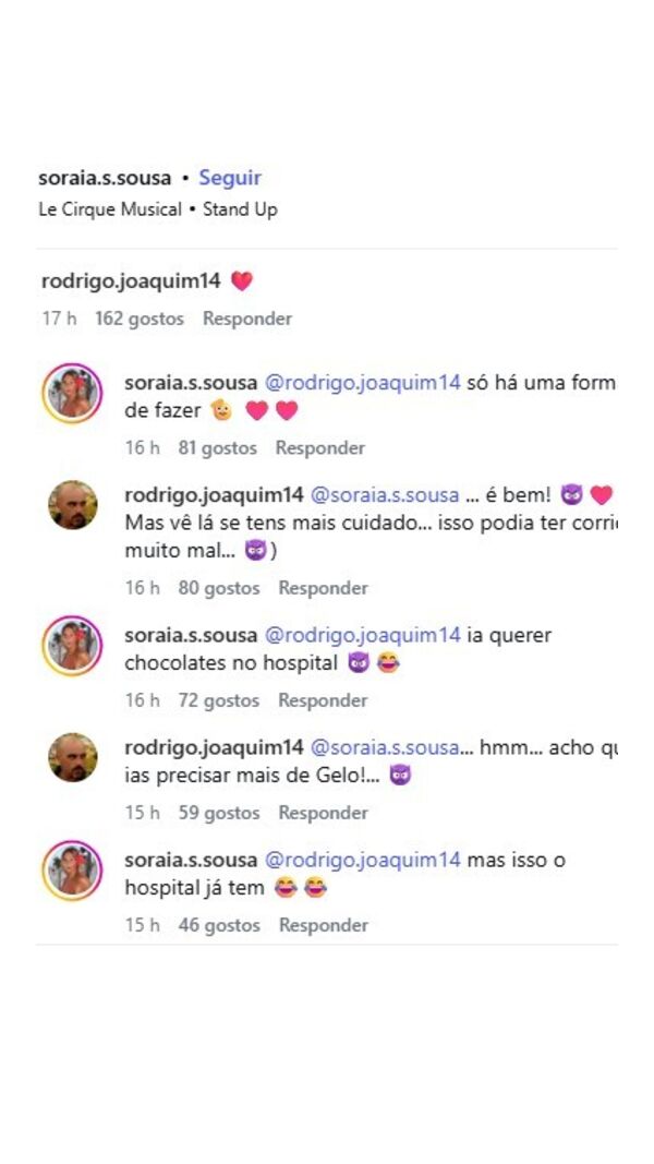 Soraia Sousa, Joaquim, comentários