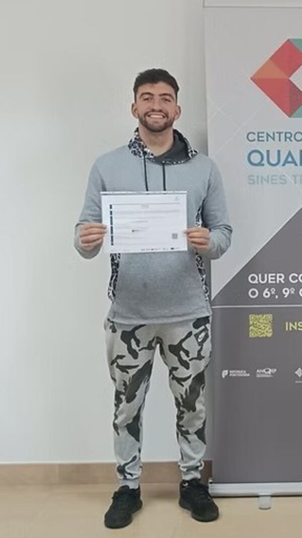 Tiago Blela, certificado
