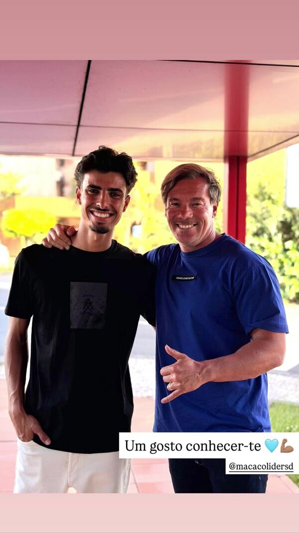 Diogo Maia com Fernando Madureira