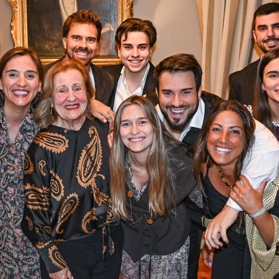 Francisco Monteiro e João Monteiro no aniversário da avó