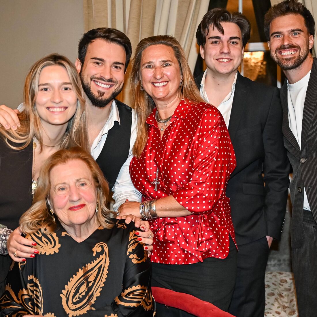 Francisco Monteiro e João Monteiro no aniversário da avó