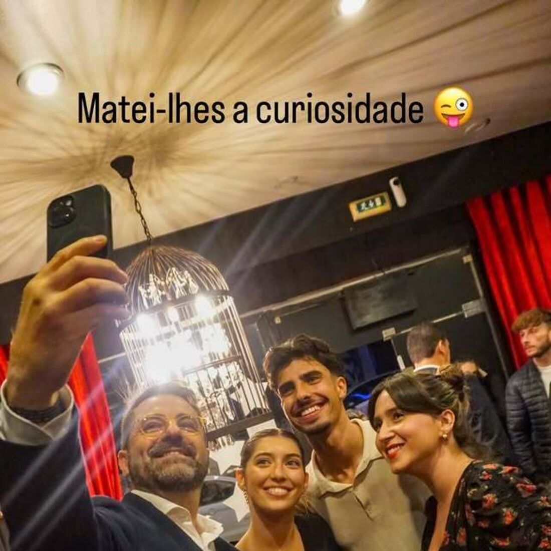 Ariana e Diogo com Ana