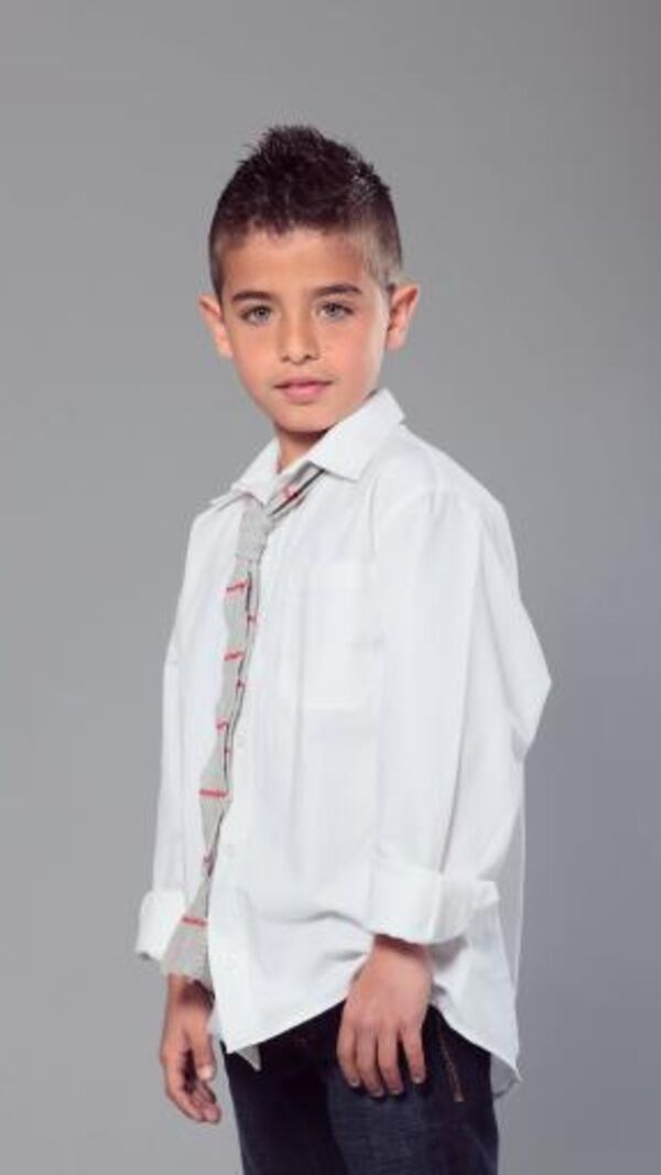 Mário Vaz Maia, quando tinha 9 anos