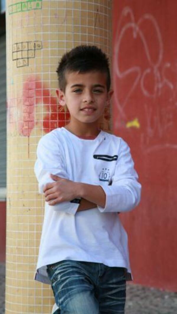 Mário Vaz Maia, quando tinha 9 anos
