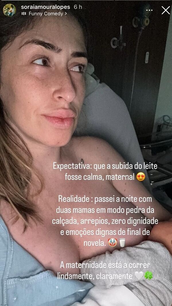  A story de Soraia Moura Lopes