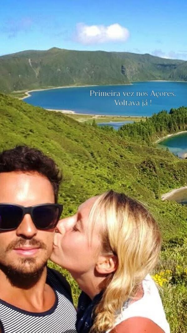 Sofia Arruda e o marido juntos nos Açores, um destino de encantos
