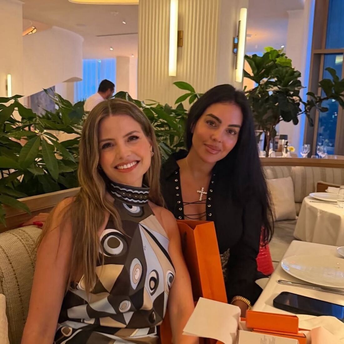 Georgina Rodrígueze Inês Degener Tomaz, mulher de Bernardo Silva